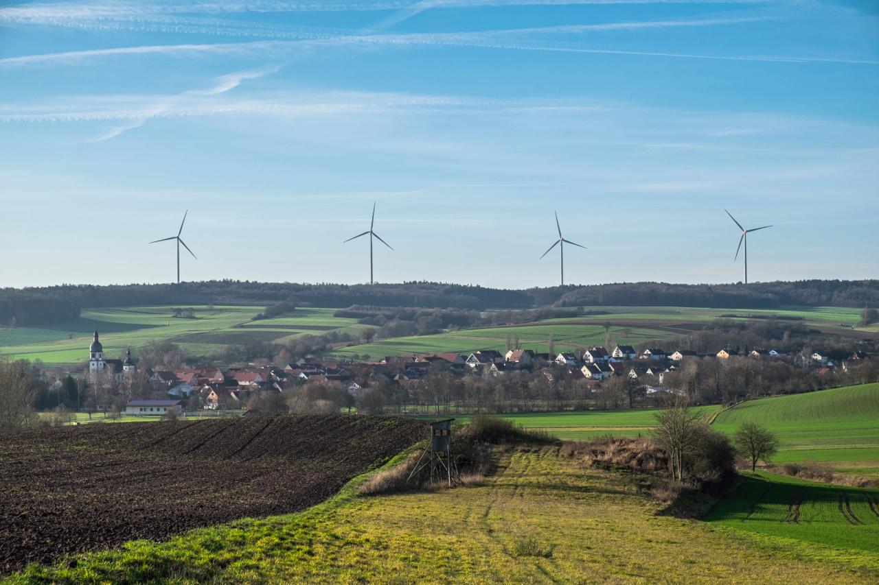 Éoliennes pour la coopérative énergétique communautaire du village