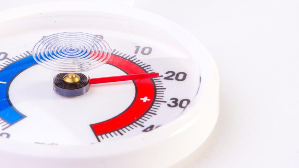 thermomètre bimétallique simple pour la mesure de la température ambiante