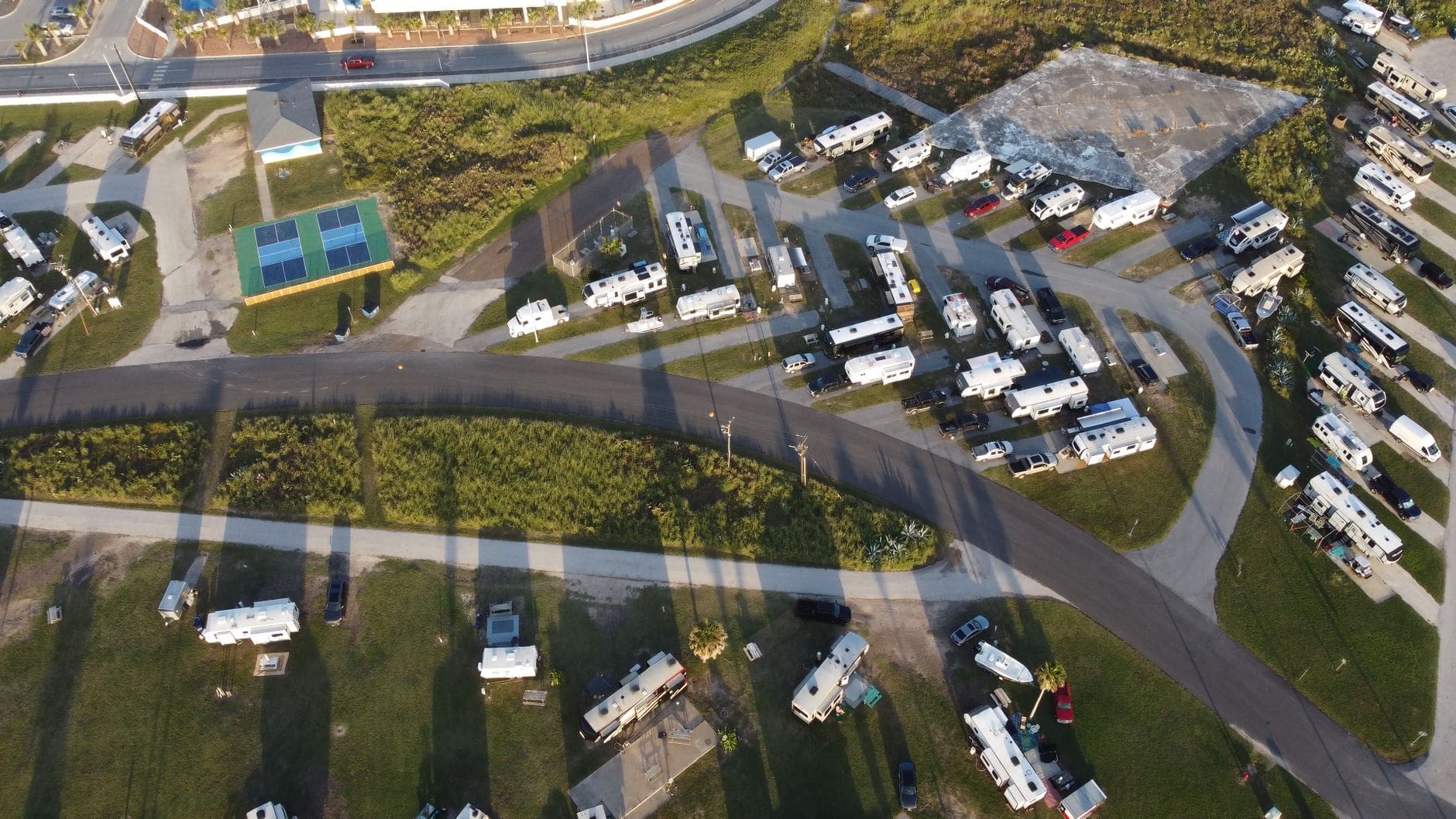mobil-home terrain camping