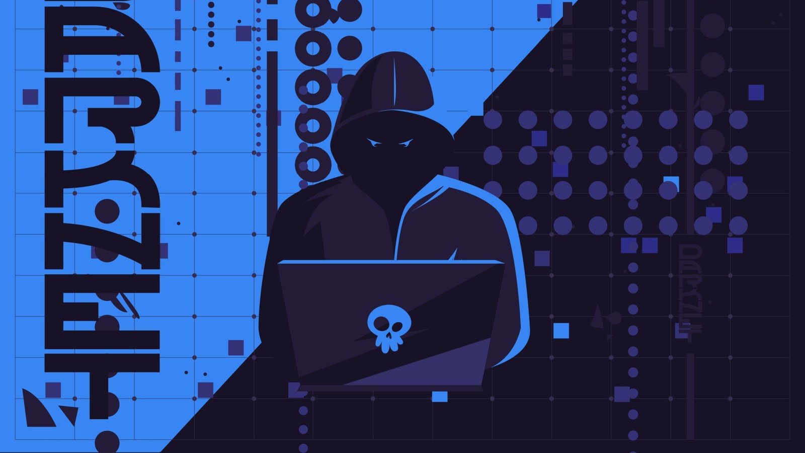 Illustration du darkweb avec le logo oignon du réseau Tor