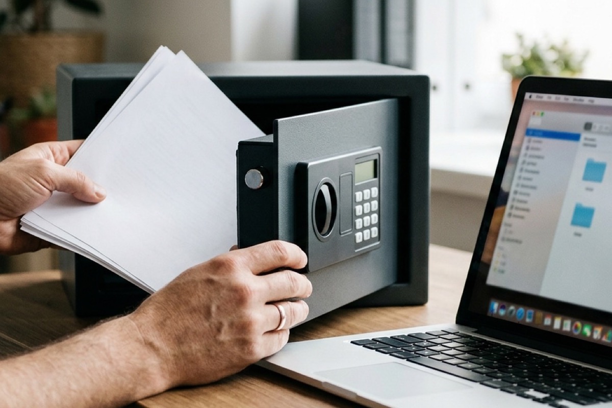 Espace de coffre fort numérique Digiposte avec des documents classés par émetteur
