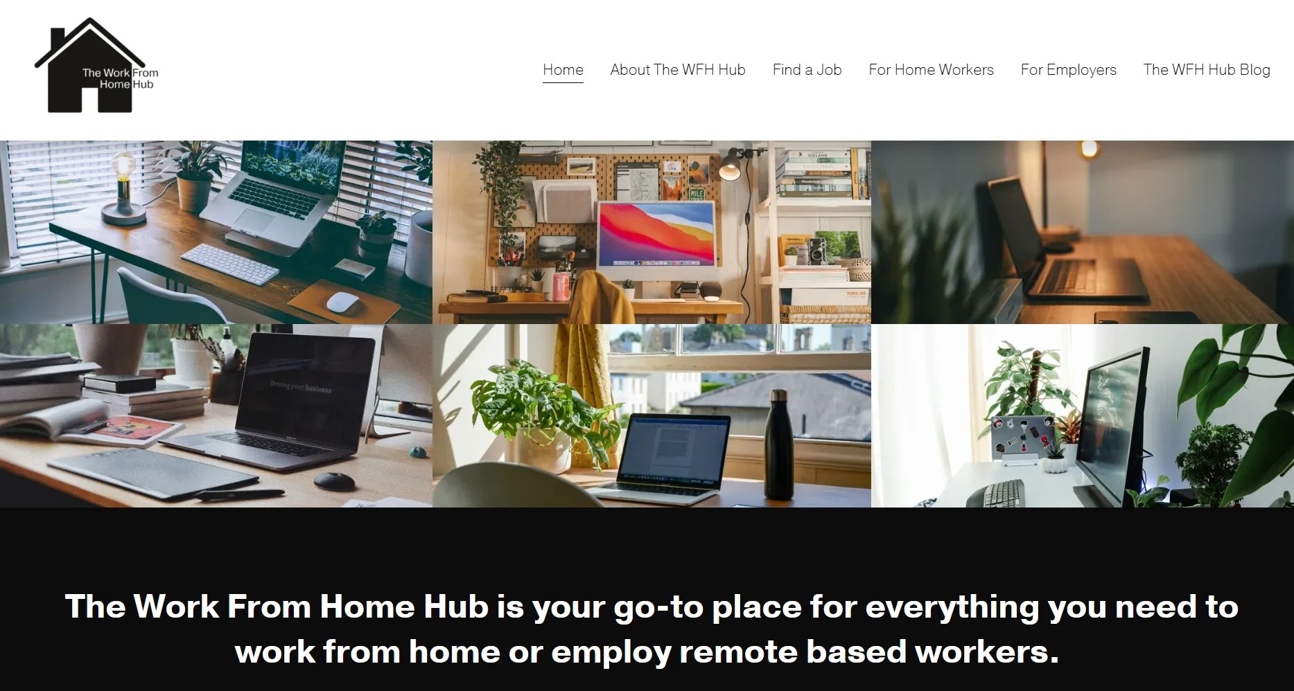 Personne en work from home devant un ordinateur portable installé à son domicile